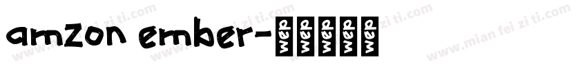 amzon ember字体转换
